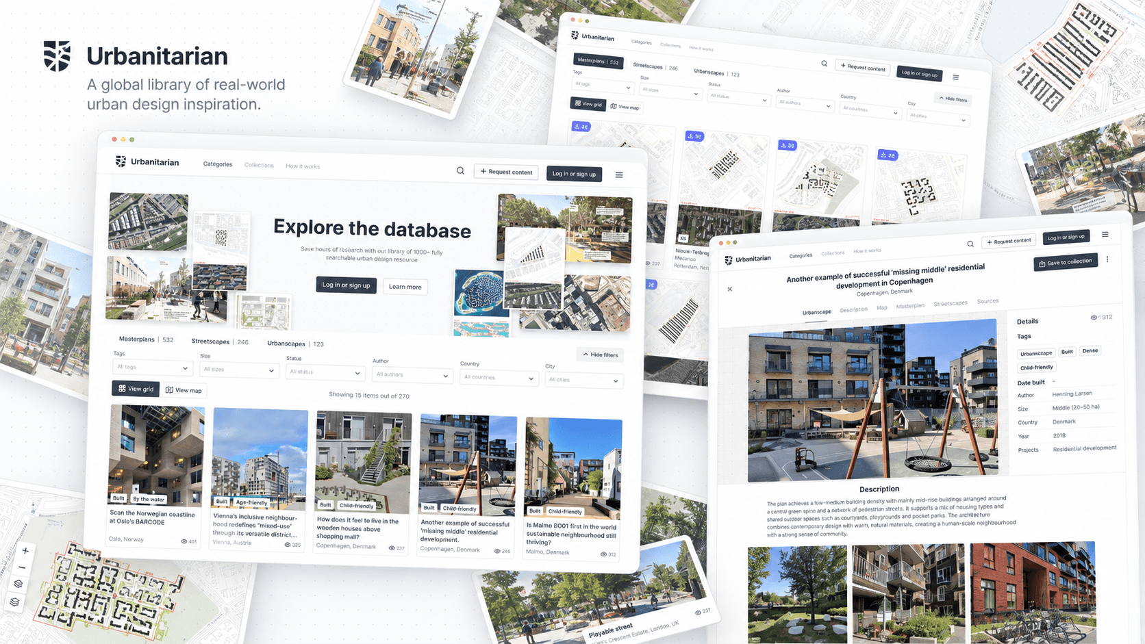 Urbanitarian searchable urban design reference platform